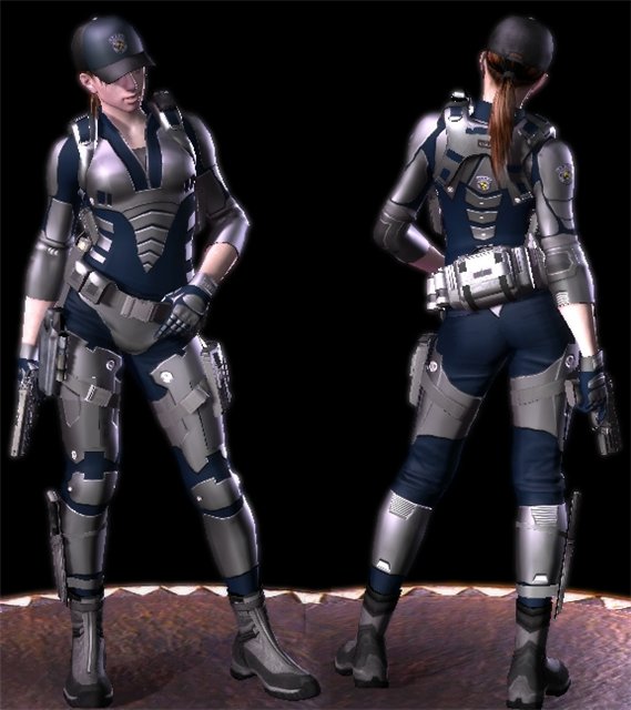 Jill Ultimate S.T.A.R.S. Armor Black