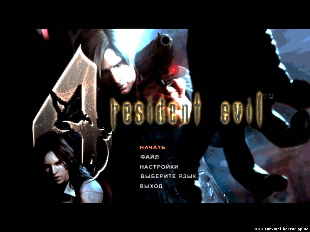 Меню Resident evil 6 для RE4